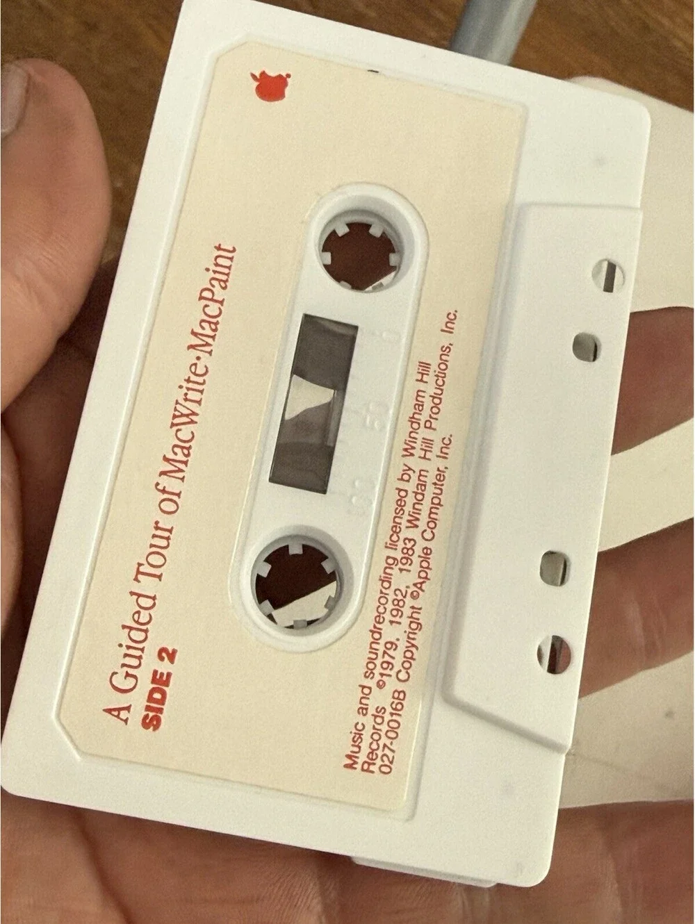 1984 A Guided Tour of Macintosh and MacWrite MacPaint Cassette 128K M0001 Mac